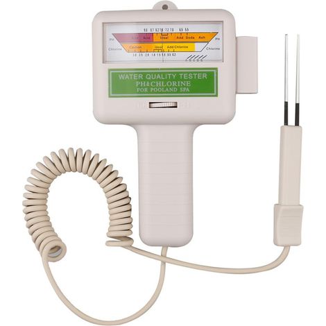 Kit tester per misuratore di pH e cloro dell'acqua Ulisem, monitor di analisi digitale portatile (1/5)