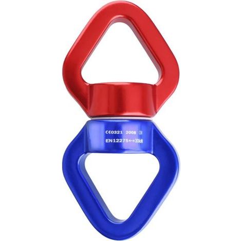 Lntyq Pivot de Rotation 30 KN Dispositif Pivotant 360°Descendeur Escalade Connecteur Swing Rotateur pour Sauvetage Yoga Danse Aérienne (1/5)