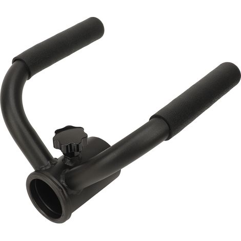 Barre de tirage en T en fer haute résistance pour haltères, idéale pour le soulevé de terre, les biceps, les squats et l'haltérophilie. (1/5)