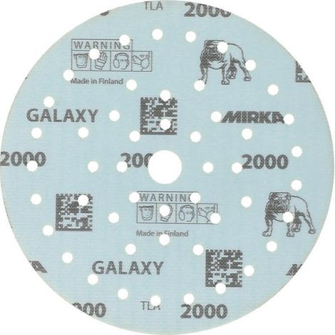 MIRKA Grip Multifit Schleifscheibe - Ø 150 mm - 50er Packung - Korn 2000 - FY6M105095