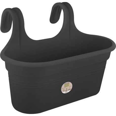 FIORIERA GREEN BASICS EASY HANGER LARGE LIVING BLACK ELHO