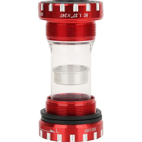 BB109 Bracket de Vélo de Montagne, Douille Filetée à Roulements Pressés Creux pour DIY Accessoires Vélo Rouge (1/5)