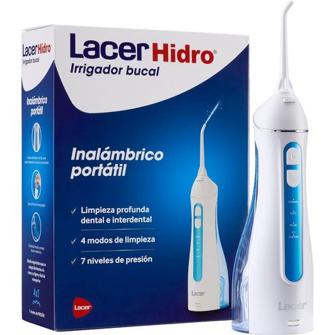 Hydropulseur buccal portable et sans fil, avec 2 recharges, nettoyage interdentaire rapide et efficace, 4 modes de nettoyage, 7 niveaux de pression, design ergonomique et compact (1/5)