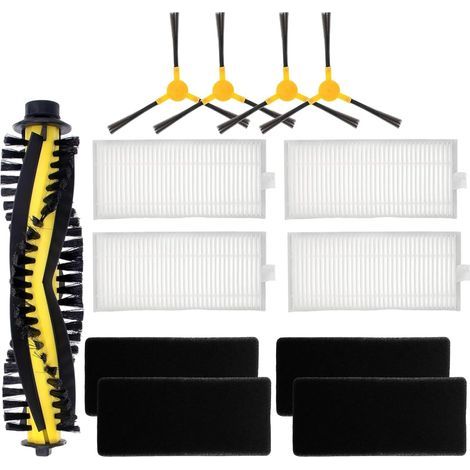Ricambi Chuancheng per aspirapolvere Tesvor X500/X500 Pro/M1 T8 S6/Neatsvor X500 X600: 4 spazzole laterali, 1 spazzola e 4 filtri. (1/5)