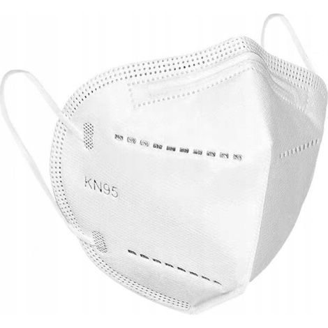 Masques de protection KN95/FFP2 blancs - Lot de 5 (1/3)