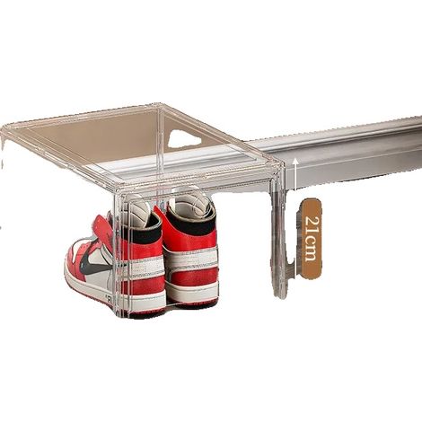 Sneaker-Organizer, stapelbares Design, magnetischer Verschluss, Vordertür-1PC (1/2)