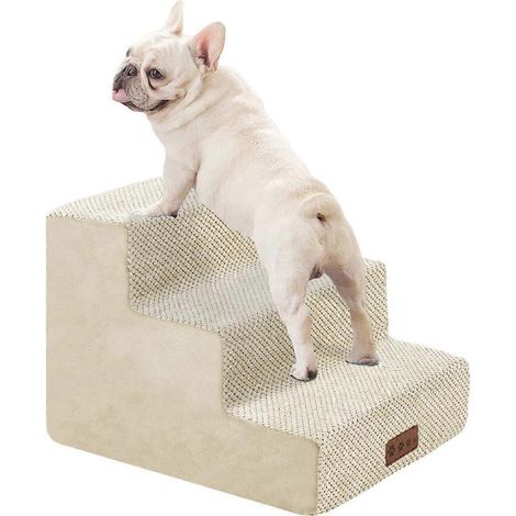 Extra breite Treppe im „Hundestil“ mit Stützplatte, geeignet für Wohnzimmer, Schlafzimmer und andere Räume. (1/5)