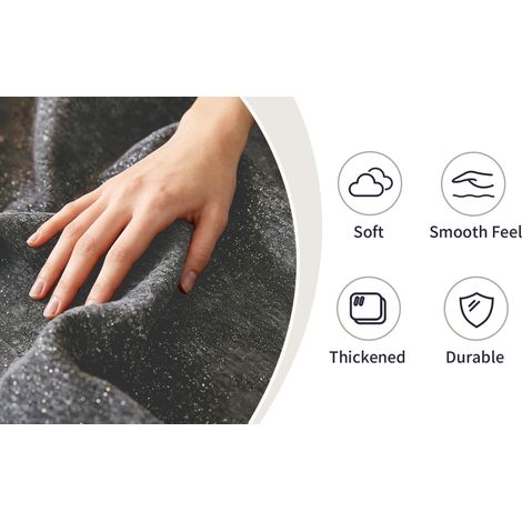 Poltrona Pouf Modenuit Shimmer Bear Paw ergonomica e rotonda per relax domestico (1/5)