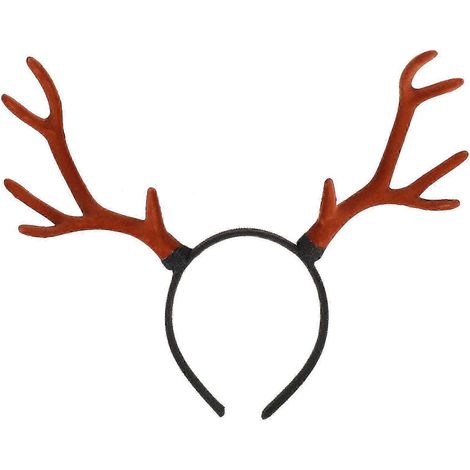 Un serre-tête multifonctionnel en bois de cerf, un accessoire mignon et amusant, d'excellente qualité. (1/5)
