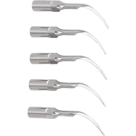 5 Pièces Embouts P1 Détartreur Dentaire Acier Inoxydable Résistant Chaleur Universel Lame de Travail Machine Nettoyage (1/5)