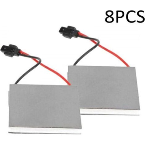 Lot de 8 générateurs de ventilateur de poêle alimenté par la chaleur, moteur de rechange pour poêle à domicile, ventilateur de cheminée, brûleur à bois, 40 x 40 mm (1/5)
