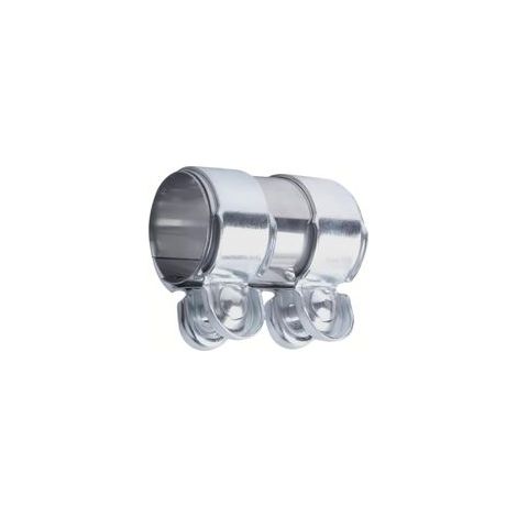 Colliers de Serrage pour Tuyaux d'Échappement Ø 55 x 95 mm, Acier Inoxydable Universel Manchon Echappement avec Double Collier
