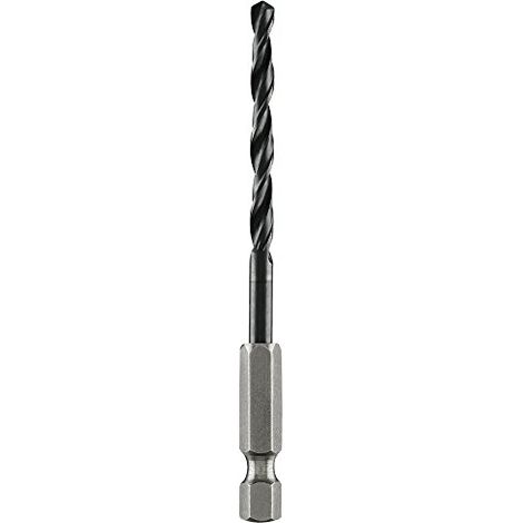 BOSCH 2609255141 FORET À MÉTAUX HÉLICOÏDAL HSS-R DIN 338 AVEC QUEUE SIX PANS 1/4'' 4,0 X 43 X 87 MM