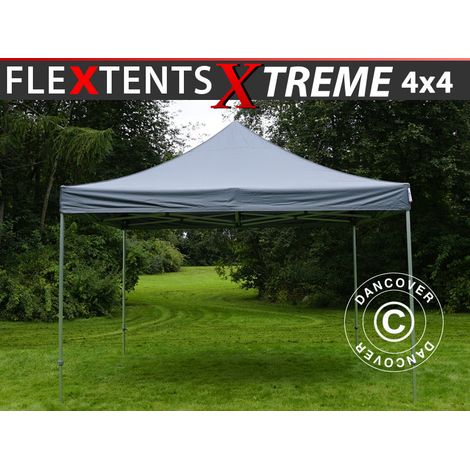 Pop up gazebo FleXtents Xtreme 50 4x4 m Grey