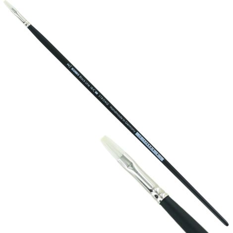 Pinceau plat pour acrylique et huile Black Line, taille 2 (1/2)