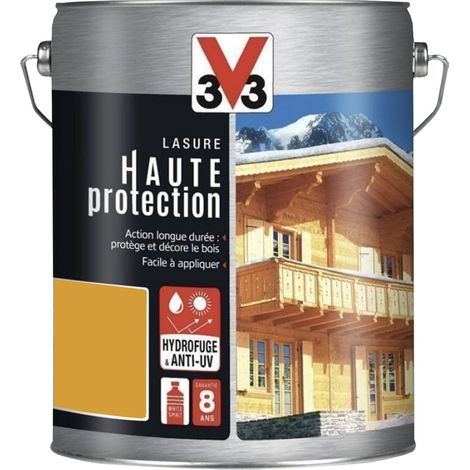 Lasure Haute Protection Glycéro 8ans V33 Chêne clair 5 L (1/3)