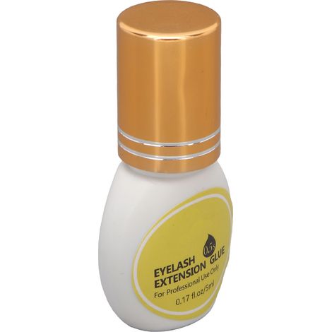 Colle pour extensions de cils professionnelle, séchage rapide, adhérence forte, usage salon de beauté, flacon 5ml. (1/5)