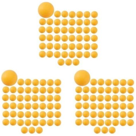 Confezione da 150 palline da ping pong arancioni senza cuciture, qualità superiore per allenamento avanzato.