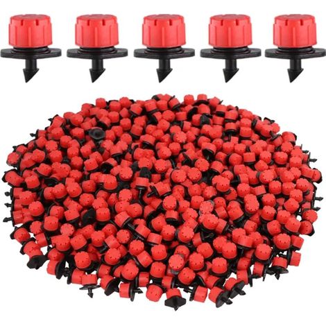 (30 pièces) Buses d'arrosage de jardin 4/7 mm, goutteurs réglables, arroseurs pour micro-irrigation, balcon, cour ou serre