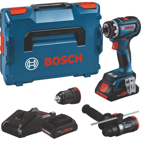 Bosch Professional GSR18V-90FC (L) Akku-Bohrschrauber (2xPC4,0AhGFA18-MH) (06019K6205) (1/5)
