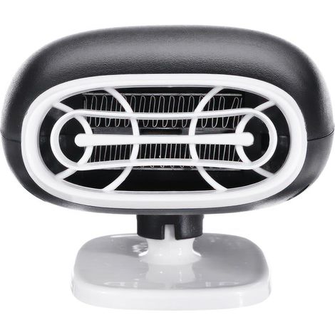 2en1 Voiture Auto Allume-cigare Chauffage Ventilateur De Refroidissement Dégivreur - Noir