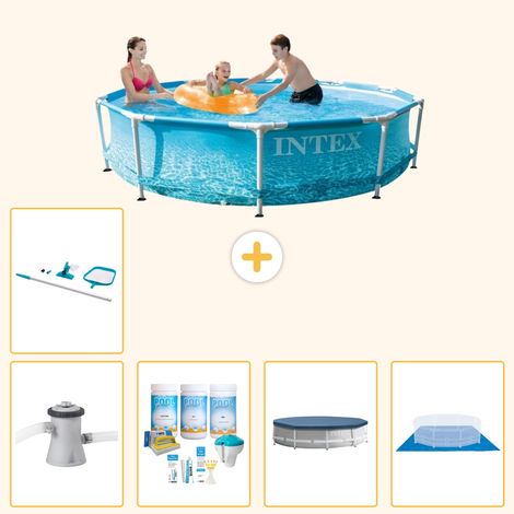 Intex Piscine Tubulaire Ronde - 305x76 cm - 6-pièces S20371 (1/5)