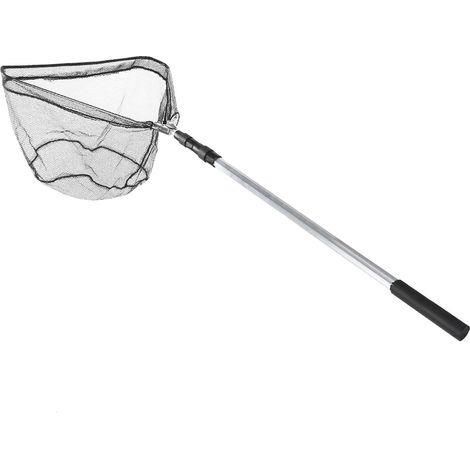 Manche d'épuisette télescopique pliable et résistant, manche de 2,1 mètres, pour la pêche. (1/3)