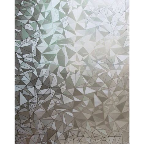 Elektrostatische Fensterfolie, selbstklebende Glasfolie, guter Sichtschutz, blendfreier Aufkleber, UV-beständige Dekorfolie für Büro, Schlafzimmer, Küche, Zuhause, 90 x 300 cm (1/4)