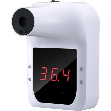 Trade Shop - GP-100 Infrarot-Wandthermometer mit digitaler Anzeige und Stativanzeige - (1/5)