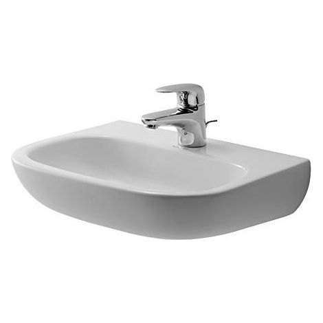 Duravit D-Code Handwaschbecken, ohne Hahnloch und Überlauf, 450 × (1/5)