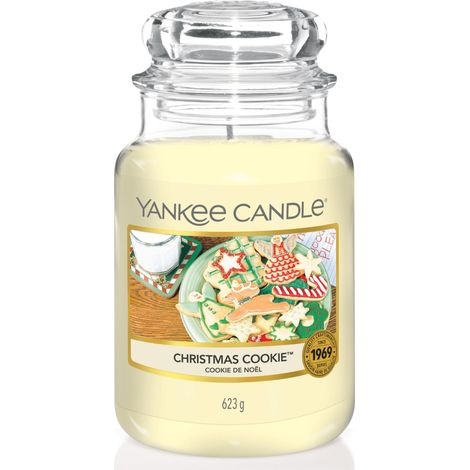 Grande Bougie en Jarre, Parfum Cookie de Noël, 623 g (1/5)