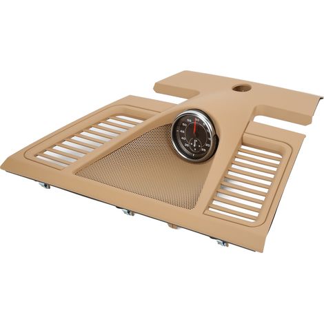Compteur horloge tableau de bord beige, garniture panneau supérieur 970 552 151 01 6W0, remplacement Panamera 2010-2016, chrono noir (1/5)