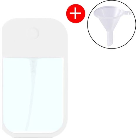 45 ml tragbare Mini-Nachfüllflasche mit Parfüm, Handdesinfektionsmittel und Alkohol, inklusive Sprühpumpe, leerer Kosmetikbehälter WH