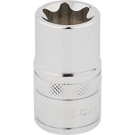 Draper 1/2 Square Drive Draper TX-STAR&174 Socket (E18) (34340) (1/5)