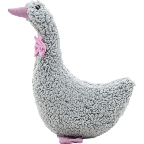Jouet interactif pour Chien Forme Maman Oie-M, Design réaliste et coloré, Durable et Facile à Nettoyer, idéal pour Petites et Moyennes Races, 28cm, Couleur variée, Modèle Barnyard