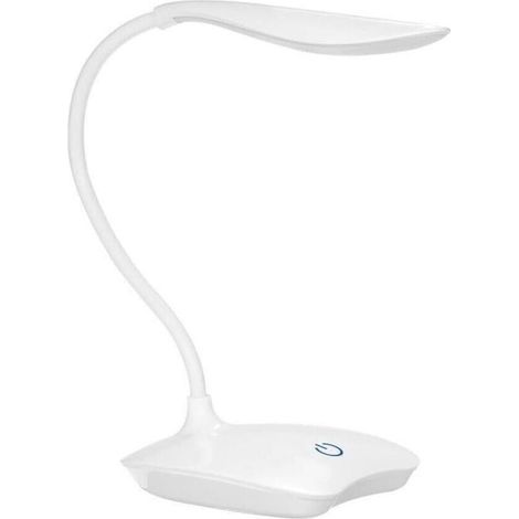 Lampada da scrivania a LED con porta TYPE-C, 3 livelli di luminosità regolabili, controllo touch, ultraleggera, bianca (1/4)