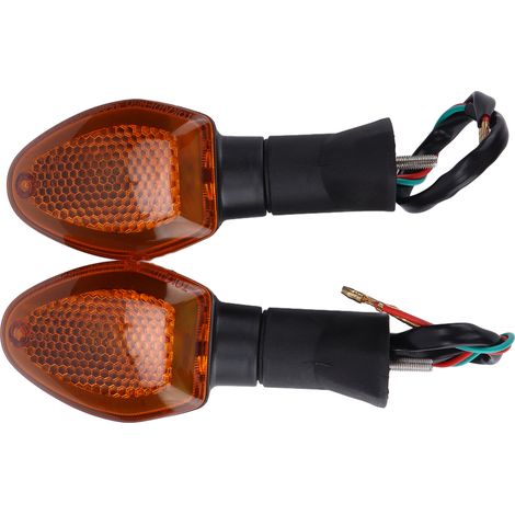 Clignotants Moto x2 Indicateurs Flash LED Universels Pièce de Rechange pour Suzuki Ambre (1/5)