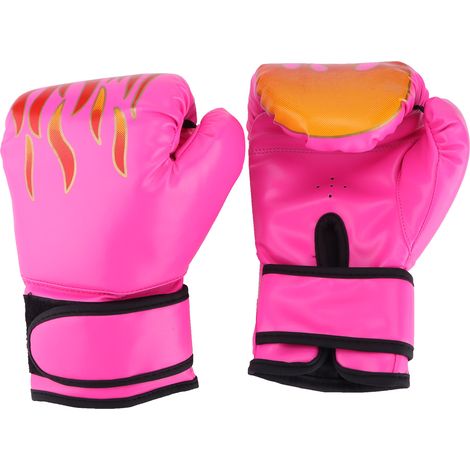 Gants De Boxe Enfants - PU - 21x13 cm - Pour Entraînement Muay Thai Et Sac De Frappe - 1 Paire