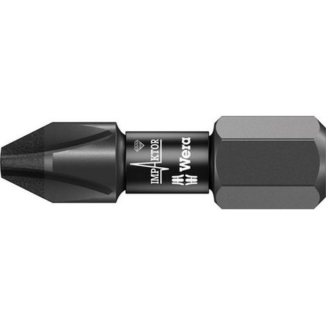 Conector para Tornillo Phillips PH 1/4'' Impaktor, 25 mm, dimensiones : PH 2, Largo total 25 mm (1/5)
