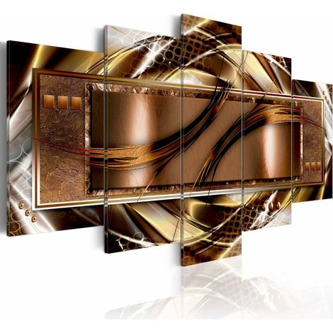 Tableau voyage au chocolat - 100 x 50 cm (1/4)