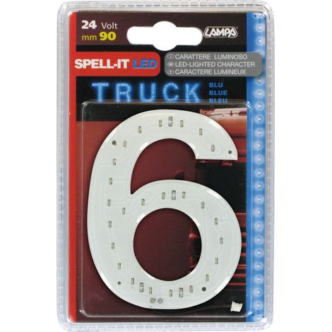 Spell-It Led, 90 mm, 24V - Blu - 6