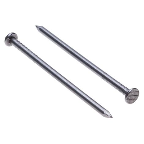 Flat Round Head Wood Nails Black for DIY and Crafts, Interior Decoration, Woodworking Furniture Size: Length 60mm Nail Diameter 1.8mm (1/5)