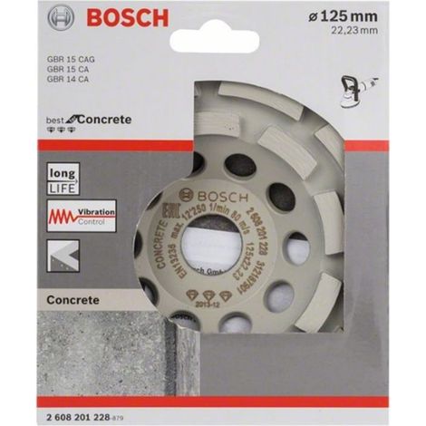 Bosch Best for Concrete Disco de Desbaste Diamantado Plata 125mm (1/4)