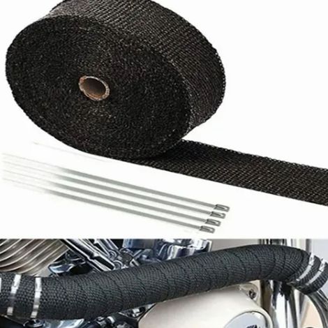 Schwarze Rollenisolierung 1,5 mm x 50 mm x 5 m (Muster nicht verfügbar, Produktion läuft) (Ausschließlich in Mexiko erhältlich) (1/5)