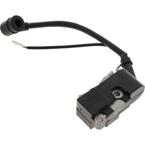 Lot de 2 bobines d'allumage compatibles avec tronçonneuses, remplace 118550579/0, allumage fiable pour coupe précise, pièce de rechange durable. (1/2)