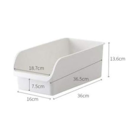 lot Récipient De Stockage De Nourriture Boîte De Rangement De Fruits Et Légumes De Réfrigérateur Boîte De Rangement en Plastique De Ménage De Cuisine,White (1/4)