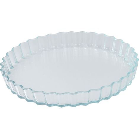 Fuente de vidrio de borosilicato, para horno, experto, 1,3 l, ø27,5 x 3,7 cm
