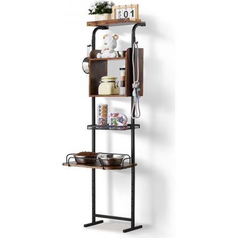 Support de Gamelle Surélevée Réglable 50x19 8x145 cm Étagère de (1/5)