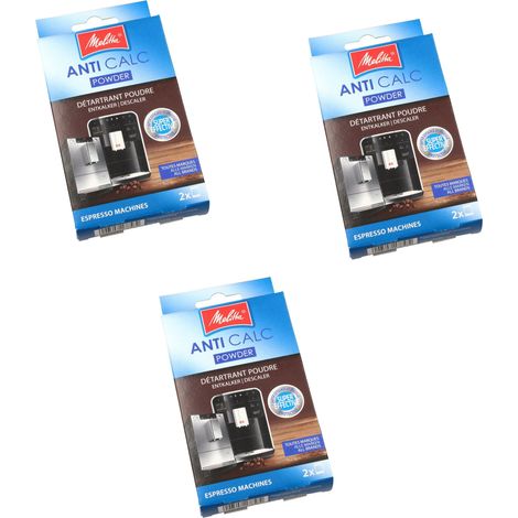 Ersatzteil - Set von 3 schnellen Entkalkern (Pulver) BISTRO 2X 40GR -  -