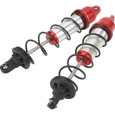amortisseurs avant pour voiture RC ARRMA 1/5 (rouge) - Amélioration de la stabilité et de l'absorption des chocs - Haute résistance - 180 mm (1/5)